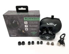 Load image into Gallery viewer, Blackout TWS Earbuds with Bluetooth and Enhanced Noise Cancellation
