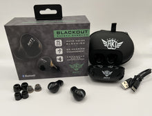 Load image into Gallery viewer, Blackout TWS Earbuds with Bluetooth and Enhanced Noise Cancellation
